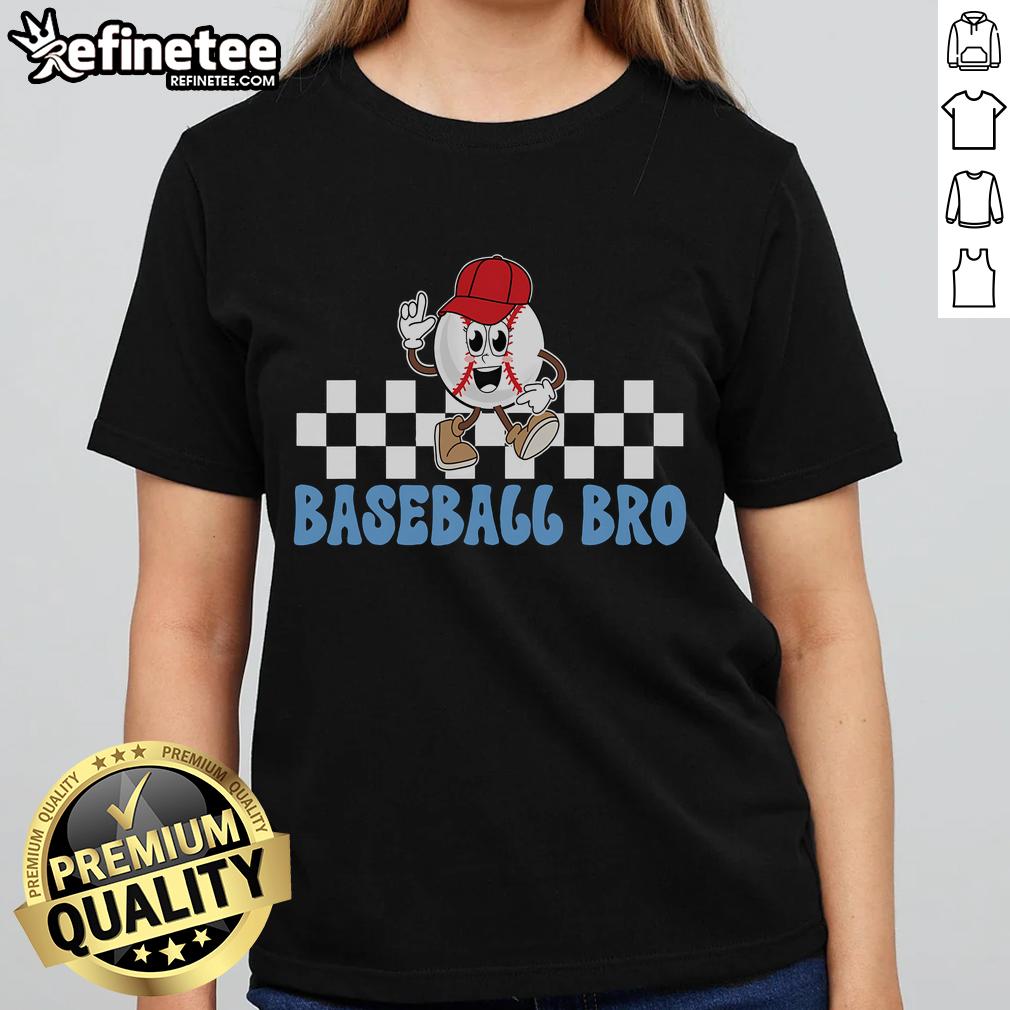 Nice Baseball Bro tee for proud siblings of baseball players, perfect for showing support at games.