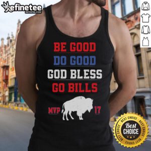 Stylish Nice Be Good Do Good God Bless Go Bill tank top featuring vibrant text design, perfect for casual wear.
