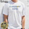 Nice Claremont Forward Together T-Shirt featuring a vibrant design, perfect for community support and casual wear.