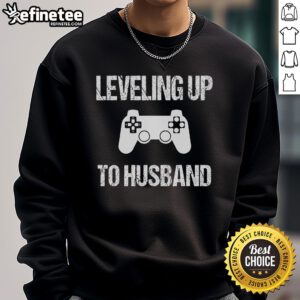 Stylish sweatshirt for video game lovers, perfect for an engagement gift for gamers, featuring a fun gaming-themed design.