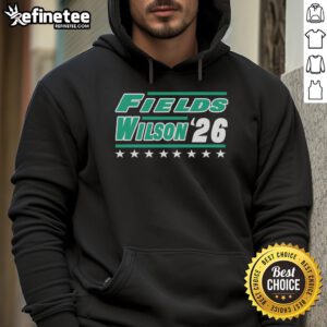 Garrett Wilson 2026 New York hoodie in a vibrant field, showcasing stylish sportswear for fans and athletes.