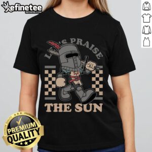 Sun Warrior ladies tee featuring a vibrant game mascot design, perfect for fans and casual wear.