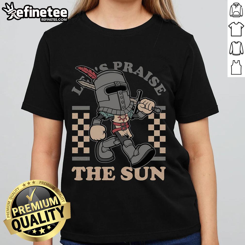 Sun Warrior ladies tee featuring a vibrant game mascot design, perfect for fans and casual wear.