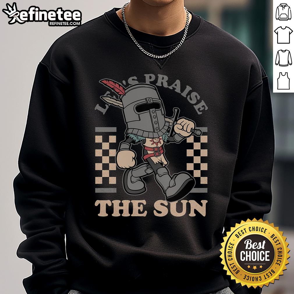 Sun Warrior sweatshirt featuring the Nice Game mascot, perfect for fans looking to showcase their love for gaming.