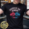 Nice Gender Reveal Party Keeper Of The Gender Boxing T-Shirt featuring playful graphics for a fun celebration.