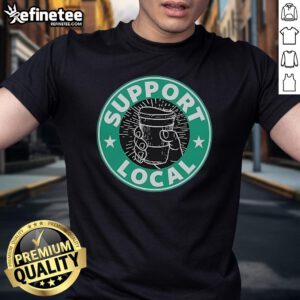 Nice Jaron Myers Support Local T-Shirt featuring a stylish design promoting local businesses and community support.