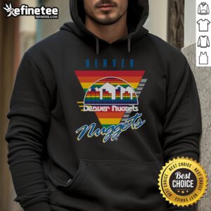 Nice Mitchell & Ness Black Denver Nuggets Worldwide Collection Tri-Logo Hoodie showcasing team spirit and style.