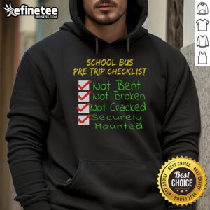 Nice Novelty CDL School Bus Driver Pretrip Trucking Hoodie featuring a fun design perfect for truck enthusiasts.