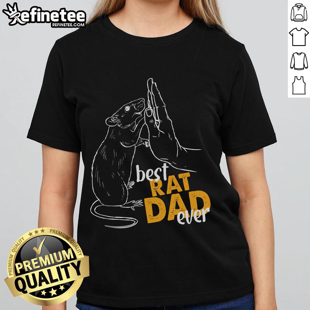 Nice Rats for Rat Lovers tee featuring 'Best Rat Dad Ever' design, perfect for proud rat owners and dads.