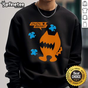 Nice Run Games Chuchu Rocket logo sweatshirt featuring vibrant design and cozy fit for gaming enthusiasts.