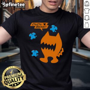 Nice Run Games Chuchu Rocket logo T-shirt featuring vibrant graphics and a playful design for fans of the classic game.