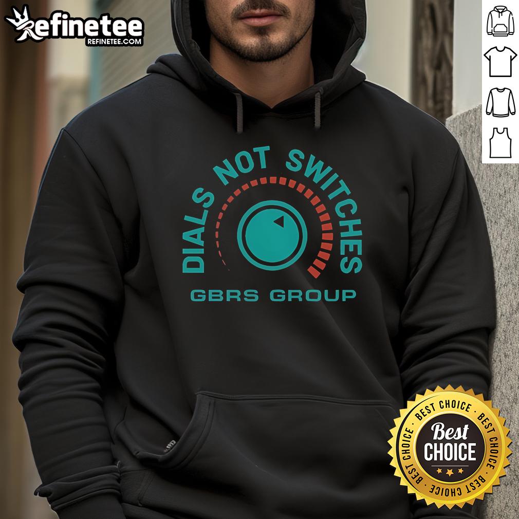 Nice Solutions Global Battlefield Research Group hoodie featuring dials, not switches, in a stylish design.