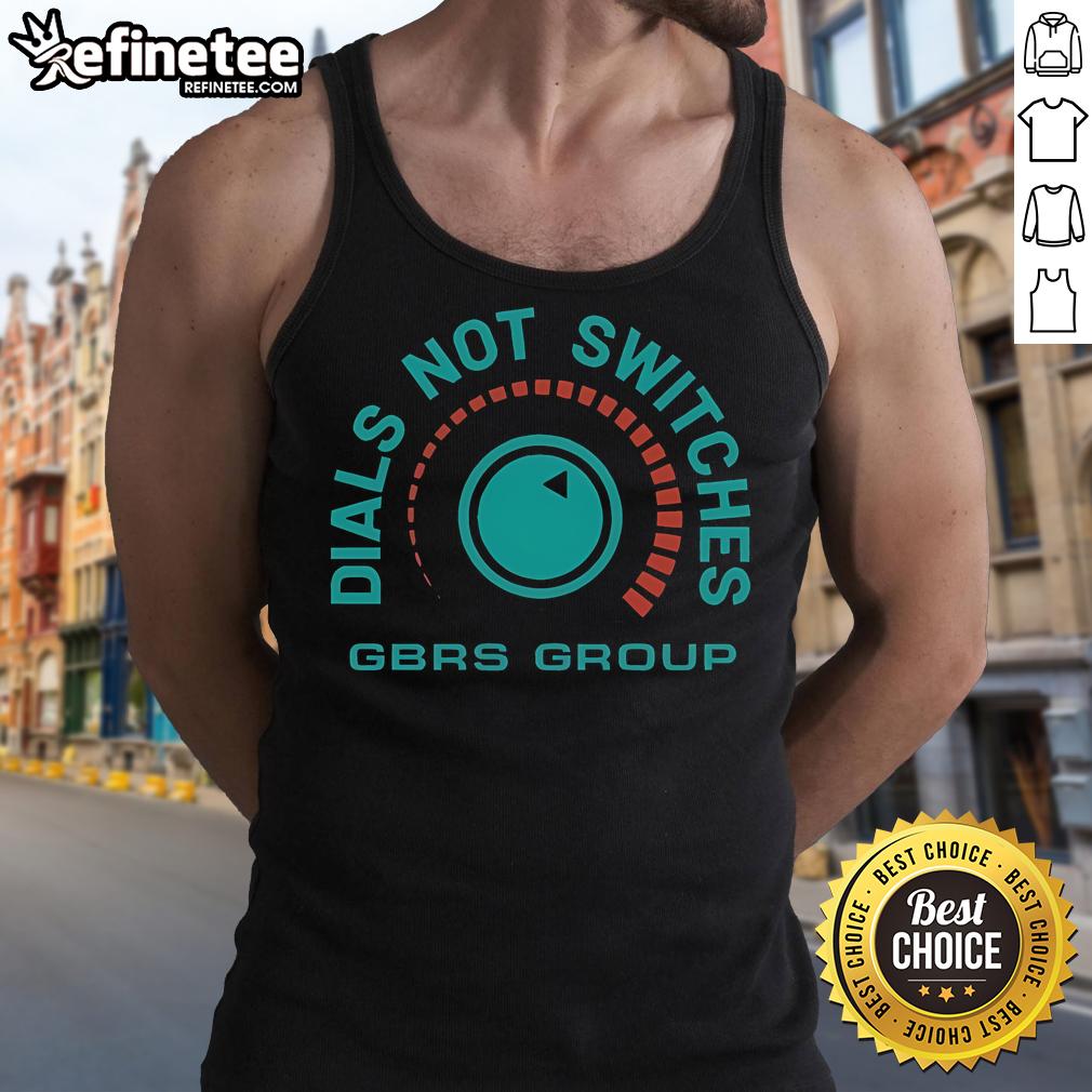 Nice Solutions Global Battlefield Research Group Gain Tank Top featuring dials, not switches design for optimal performance.