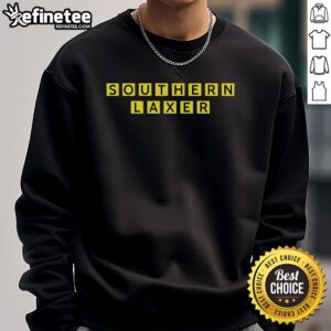 Alt Text: Stylish Nice Southern Laxer Crossword Sweatshirt featuring a unique crossword design, perfect for casual wear.