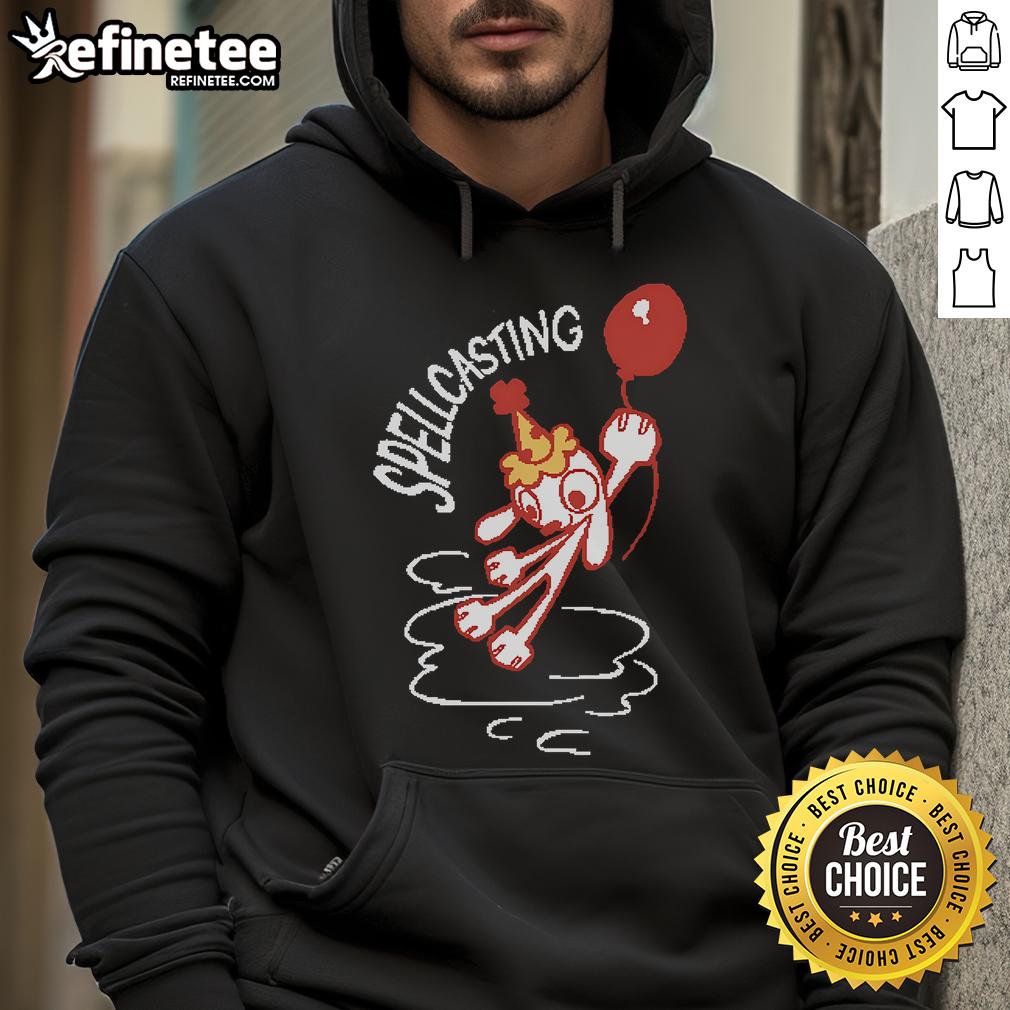 Cozy Nice Spellcasting Balloon Hoodie featuring mystical designs, perfect for magical enthusiasts and casual wear.
