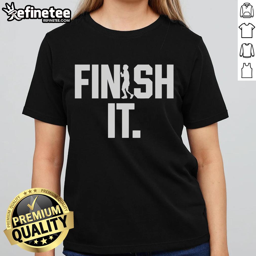 Nice Syd Wingold Finish It Ladies Tee featuring a stylish design and vibrant colors, perfect for casual wear.
