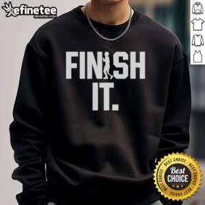 Alt Text: Nice Syd Wingold Finish It sweatshirt featuring a stylish design, perfect for casual wear and street fashion enthusiasts.
