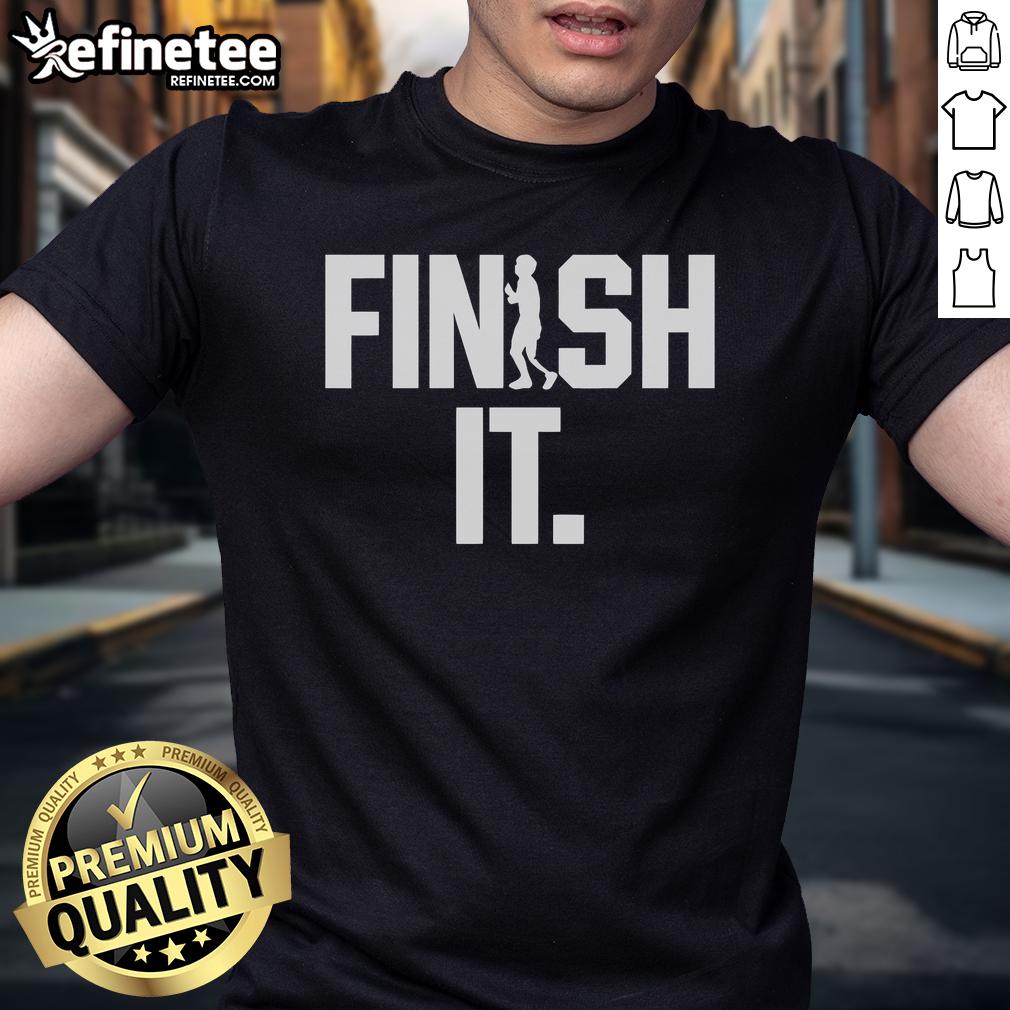 Nice Syd Wingold Finish It T-Shirt featuring bold graphics and a stylish design, perfect for casual wear and fashion enthusiasts.