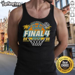 Nice UCLA Bruins Final Four 2025 Women's Basketball Palms Tank Top featuring vibrant design for fans and athletes.