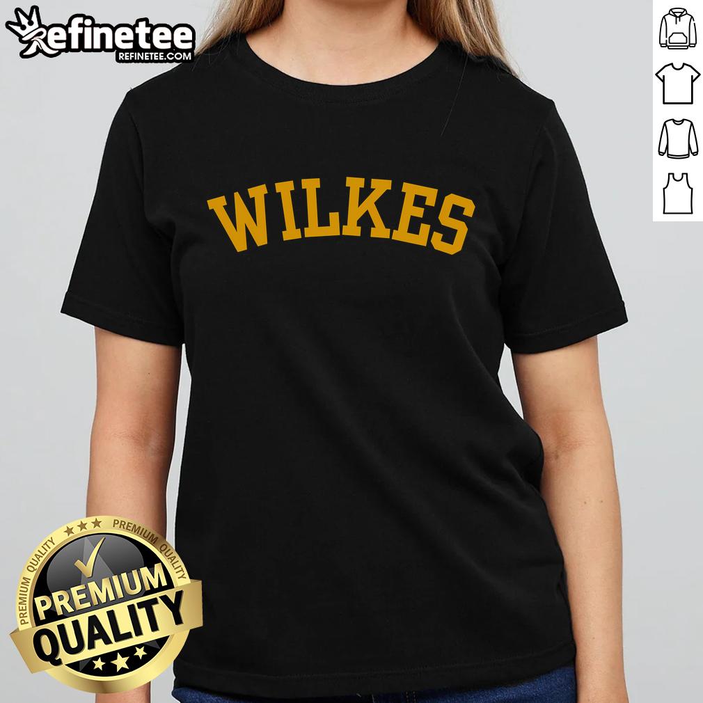 Nice Wilkes Vintage Arch Retro Ladies Tee in soft cotton, featuring a stylish retro graphic design perfect for casual outfits.