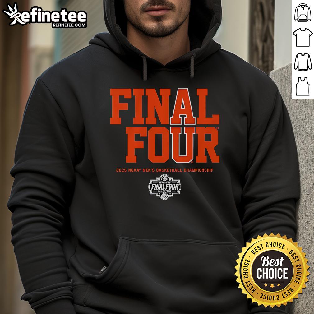 Alt Text: Auburn Tigers basketball hoodie featuring official AU Final Four logo, perfect for fans and game day attire.