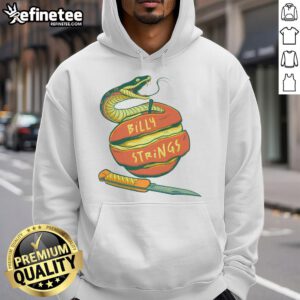 Alt Text: Official Billy Strings Snake Apple 2025 Hoodie featuring vibrant graphics and a comfortable fit for fans.