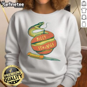 Official Billy Strings Snake Apple 2025 Sweatshirt featuring vibrant graphics and a cozy design for music fans.