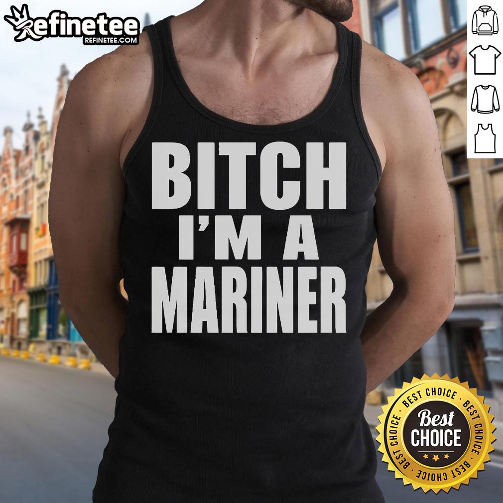 Official Brennan Julio Rodriguez tank top featuring 'Bitch I'm a Mariner' design, perfect for Seattle Mariners fans.