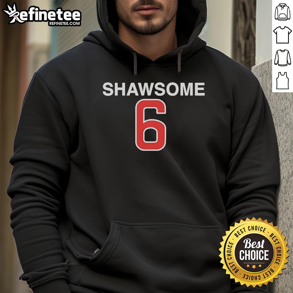 Official Chicago Cubs Matt Shaw 6 Shawsome Hoodie featuring team logo and vibrant colors, perfect for fans.