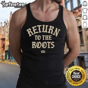 Official Coone Return To The Roots tank top featuring a bold design, perfect for fans of electronic dance music fashion.