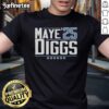 Official Drake Maye and Stefon Diggs 2025 T-Shirt featuring vibrant designs and player graphics for fans.