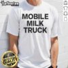 Official Mobile Milk Truck T-Shirt featuring a vibrant design, perfect for milk lovers and truck enthusiasts.