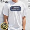 Alt Text: Official Nascar Mexico City Race Logo T-Shirt featuring vibrant graphics and bold design for racing fans.
