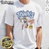 Alt Text: Official New York Knicks Comic Book Karl-Anthony Towns T-Shirt featuring vibrant graphics and team colors.