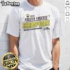 Official Nike Western Michigan University Bronco Hockey 2025 Frozen Faceoff Champions T-Shirt featuring team logo and design.
