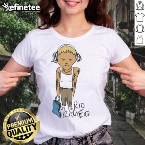 Official Rio Romeo Ladies Tee in stylish design, perfect for casual wear and showcasing your unique fashion sense.