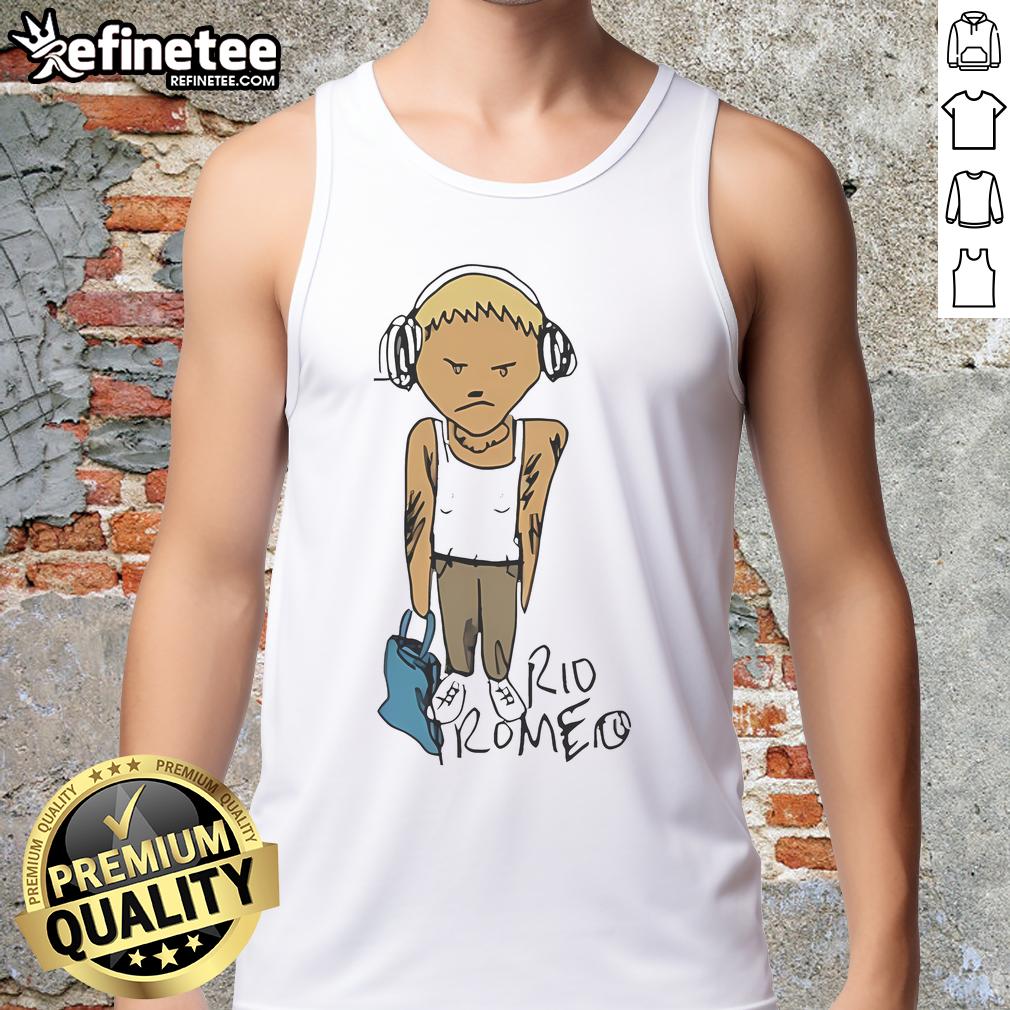 Official Rio Romeo Tank Top featuring a stylish design, perfect for casual wear and summer outings.