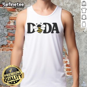 Pretty Dada Bee Cute Beekeeping Tank Top featuring a vibrant bee design, perfect for bee lovers and outdoor enthusiasts.