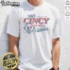 Top 90 Cincinnati OH Cincy Baseball World Champions T-Shirt featuring vibrant graphics celebrating the team's legacy.