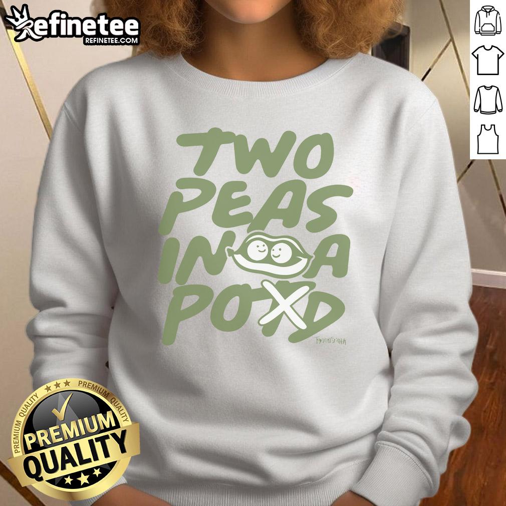 Alt Text: Top Tanner Smith Two Peas In A Pod Sweatshirt featuring a stylish design perfect for casual wear.