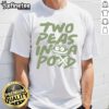 Alt Text: Top Tanner Smith Two Peas In A Pod T-Shirt featuring a playful design perfect for casual wear and gifting.