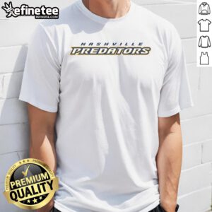 Awesome Nashville Predators T-Shirt featuring bold team logo and vibrant colors, perfect for fans and game day wear.