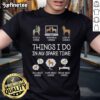 Alt Text: Funny Things I Do In My Spare Time Horse Lovers T-Shirt featuring a playful design for equestrian enthusiasts.