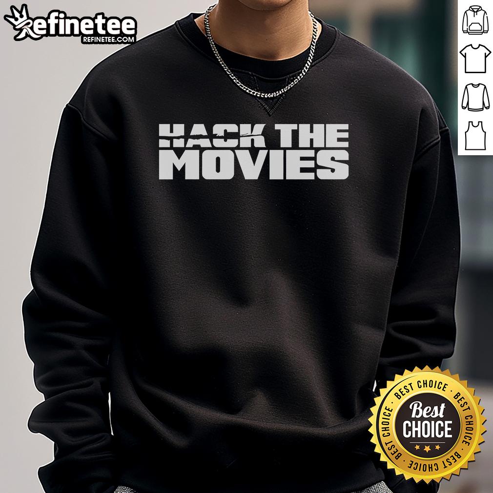 Good Hack The Movies logo sweatshirt featuring a vibrant design, perfect for fans of cinema and movie culture.