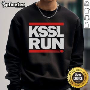 Nice KSSL Run Fly This Way Sweatshirt in soft fabric, perfect for casual wear and fitness enthusiasts.