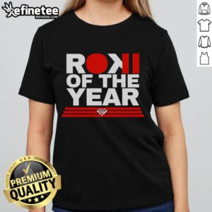 Nice Roki of the Year Los Angeles baseball ladies tee featuring stylish design and comfortable fit for female fans.