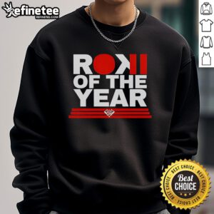 Alt Text: Nice Roki of the Year Los Angeles baseball sweatshirt in stylish design, perfect for fans and casual wear.