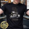 Alt Text: Snoopy and Woodstock riding a motorbike on a San Diego Padres T-shirt, showcasing a fun and vibrant design.