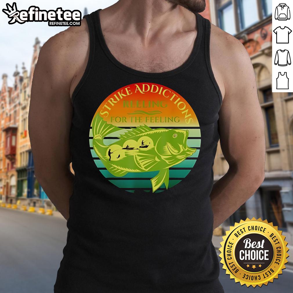 Nice Strike Addictions Reeling For The Feeling tank top featuring vibrant colors and stylish design for casual wear.