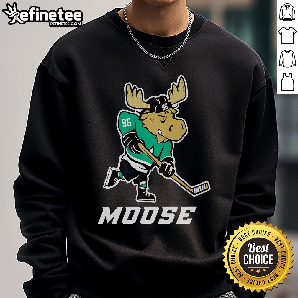 Nice The Big Moose Dallas Stars sweatshirt featuring vibrant team colors and logo, perfect for fans and cozy wear.